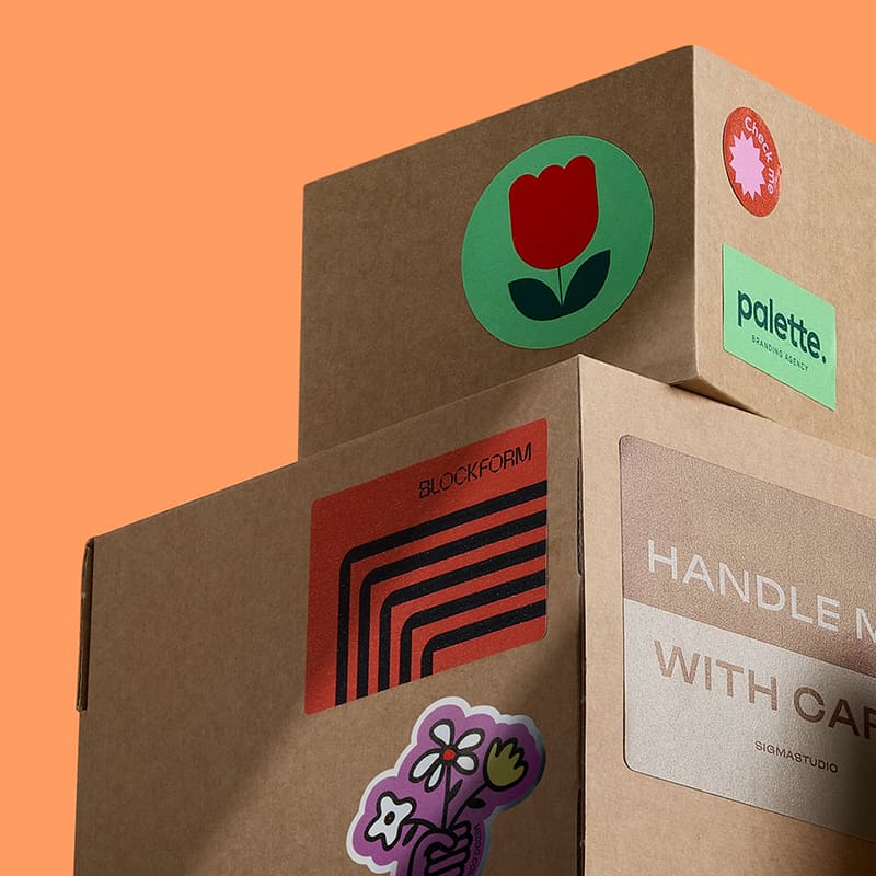 Stickers and Labels. Print design services.